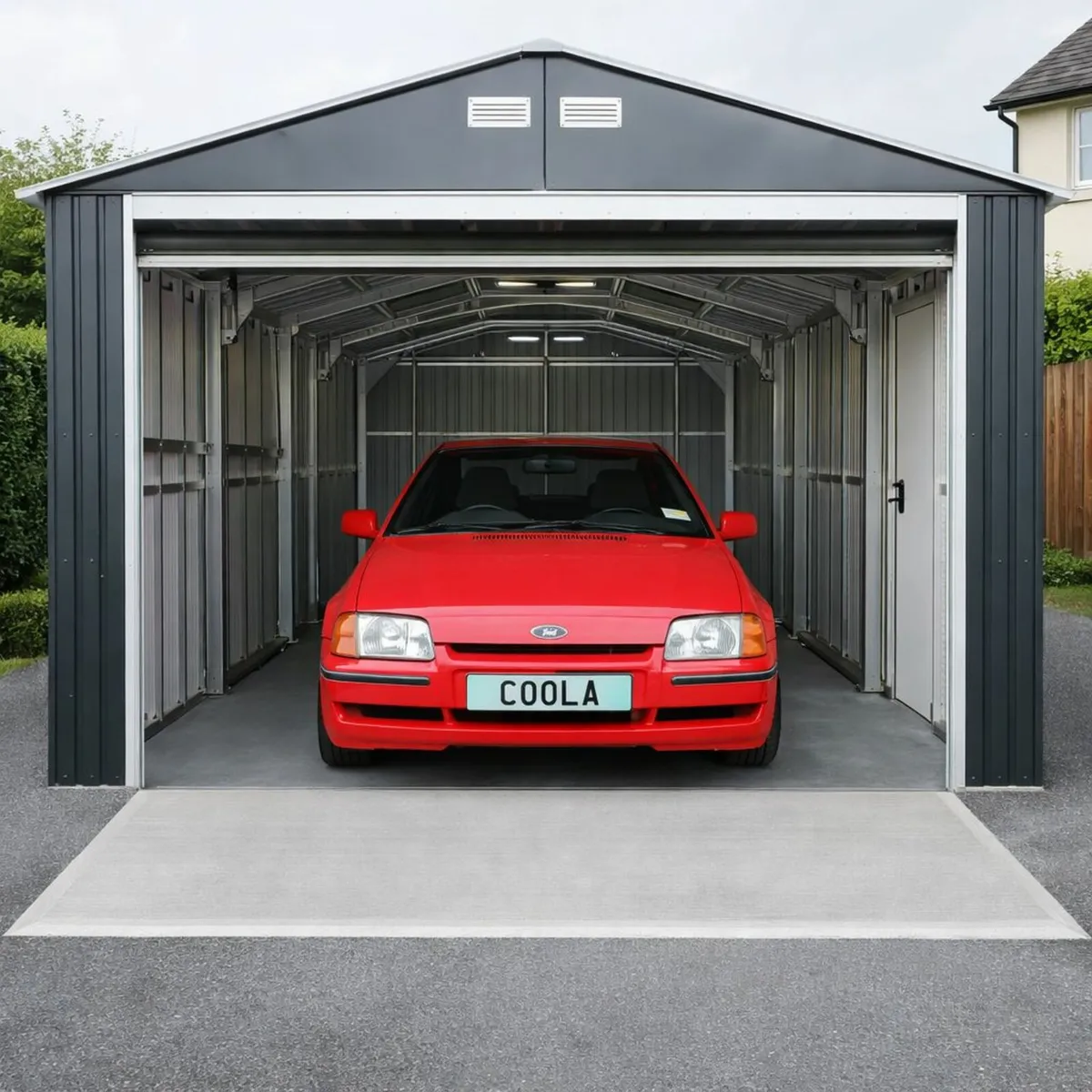 12×20 Olympian Steel Car Garage Stock in Feb 14th - Image 4