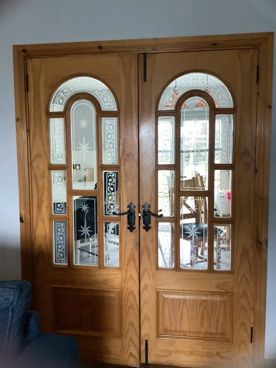 1 set of glass double doors and 8 Interior doors - Image 2