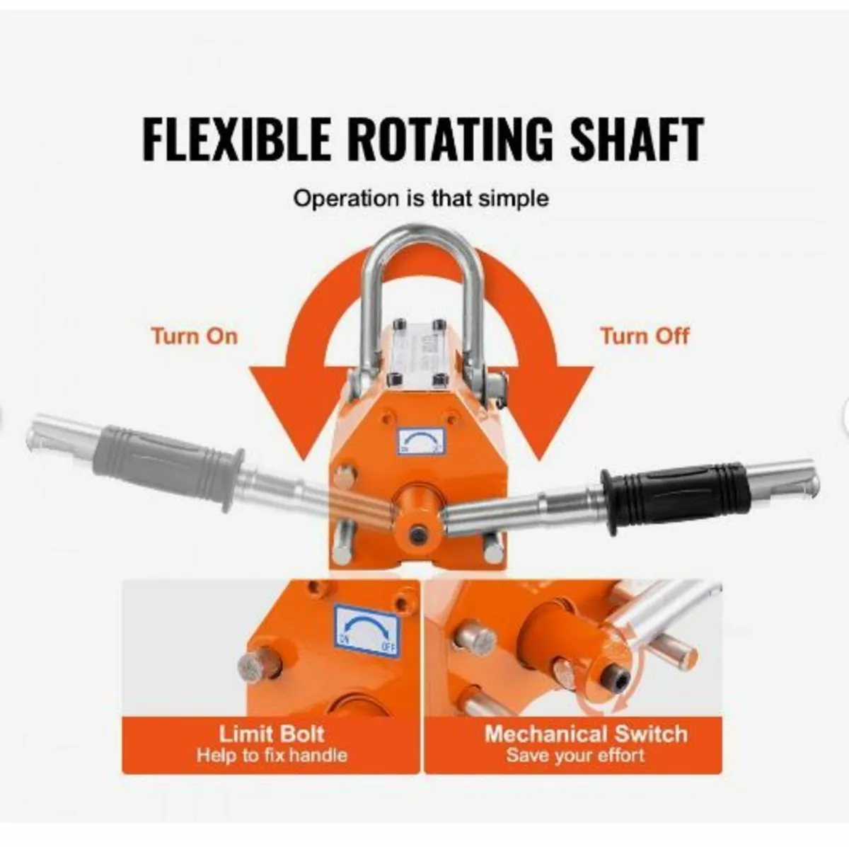 Magnetic Lifter, 880 lbs/400 kg Pulling Capacity - Image 4