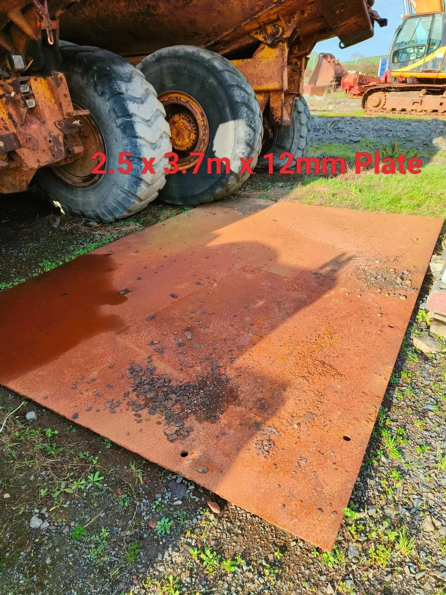 Road Plates + Steel Beam + Hardox Plates - Image 1