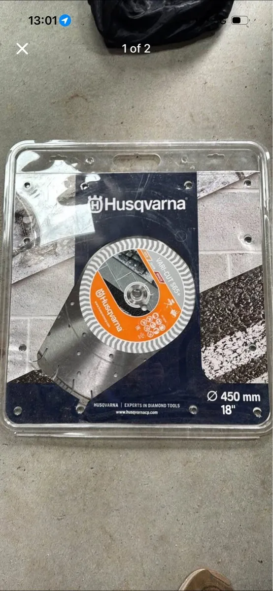 Husqvarna VARI-CUT S65 450mm 18″ diamond blade - Image 1