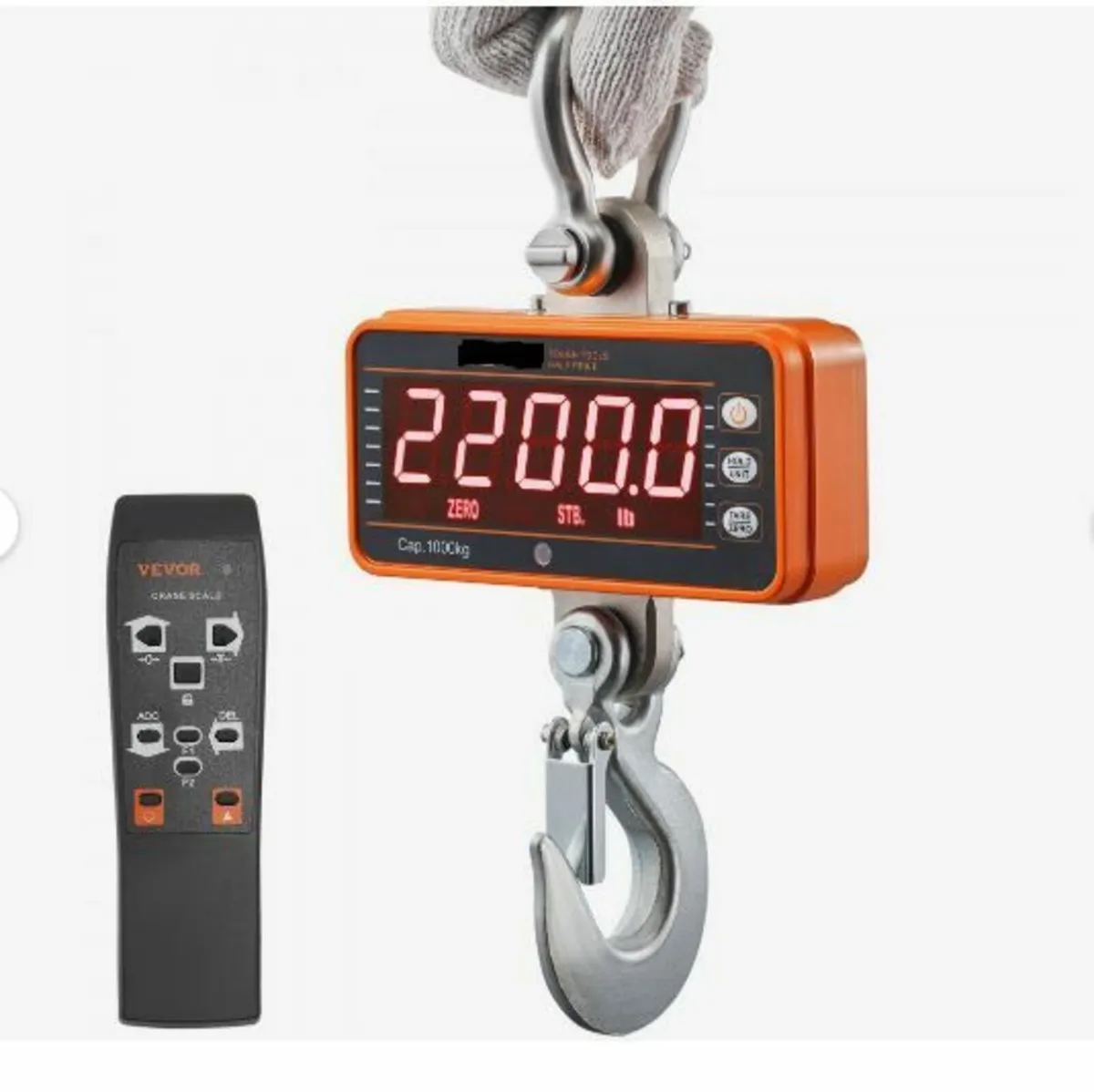 Digital Crane Scale, 2200 lbs/1000 kg - Image 3