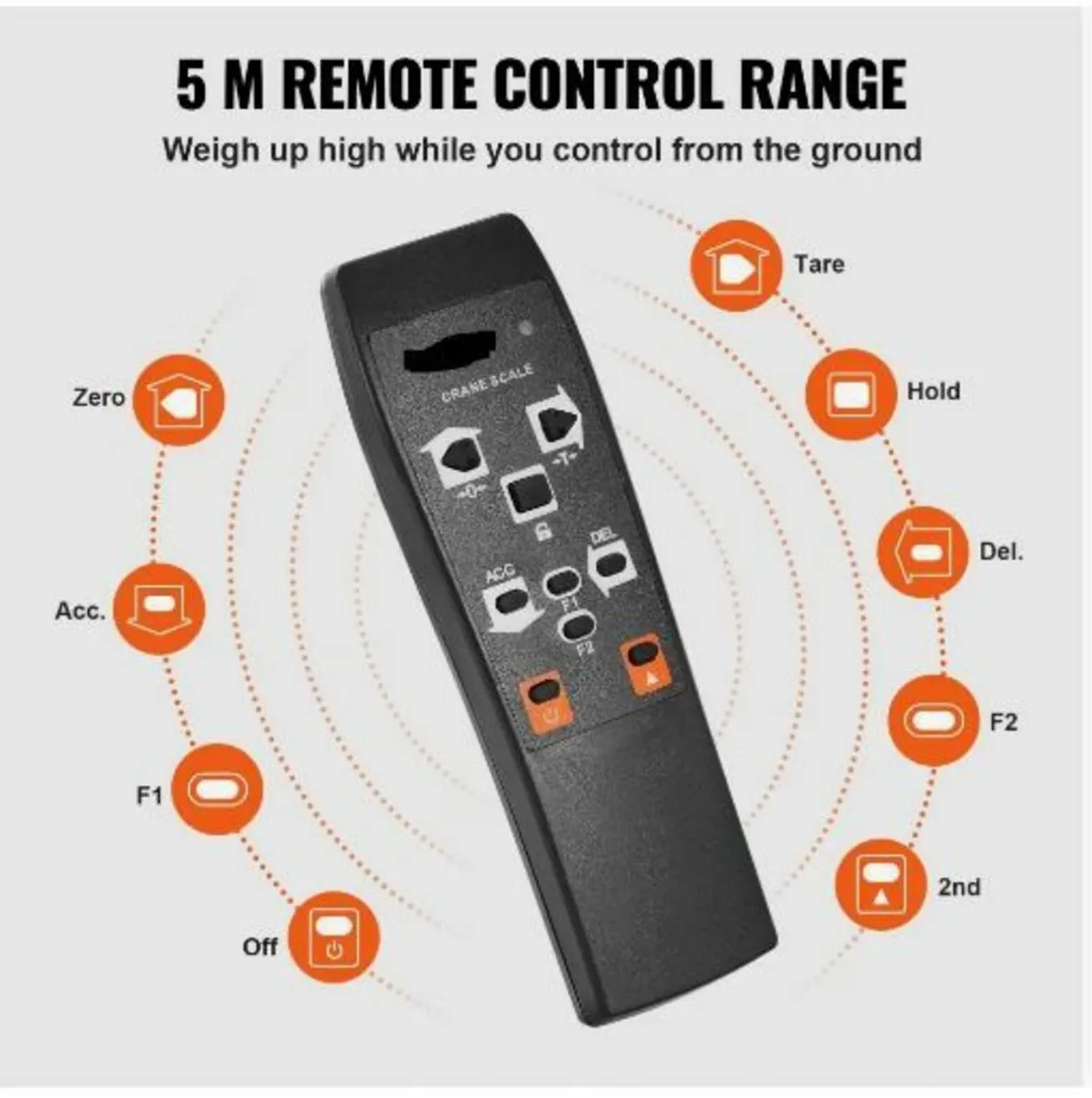 Digital Crane Scale, 2200 lbs/1000 kg - Image 4