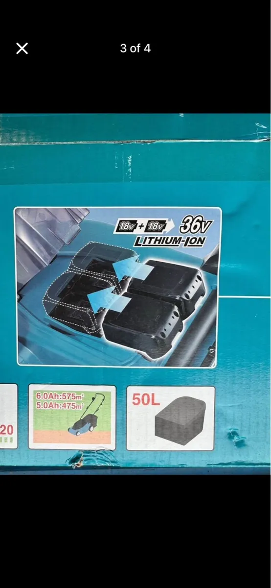 Makita 18v Battery Lawn Mower - Image 3