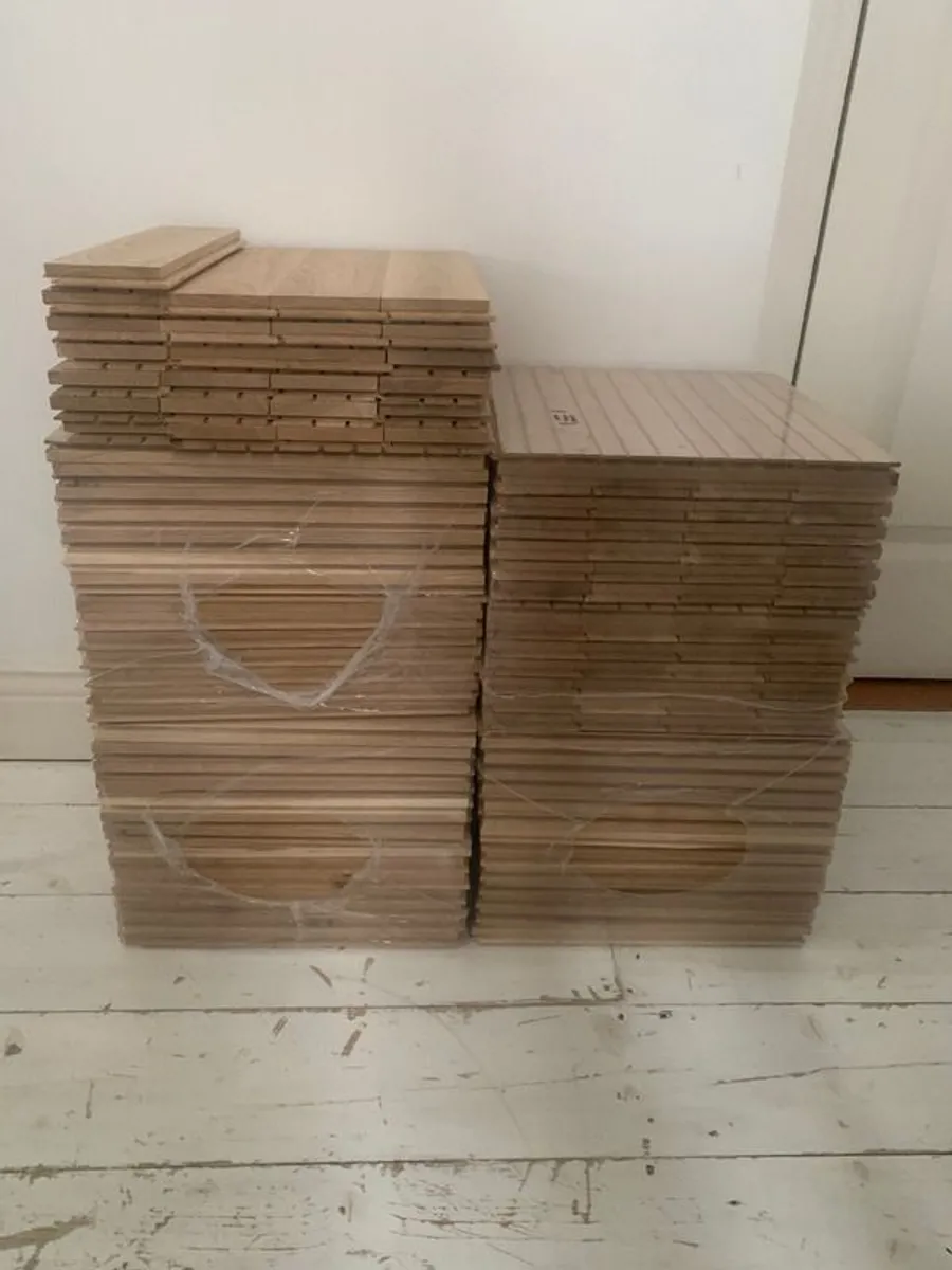 Solid oak tongue and groove flooring and adhesive - Image 2