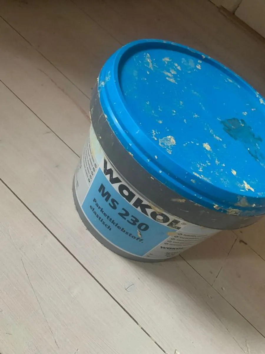 Solid oak tongue and groove flooring and adhesive - Image 3