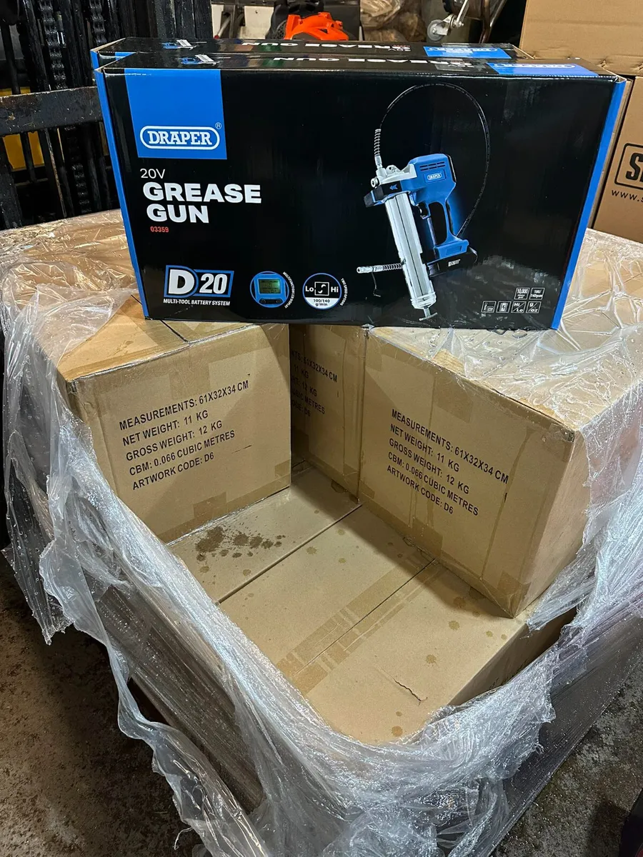 Draper 20V Grease Gun Kit - Image 1