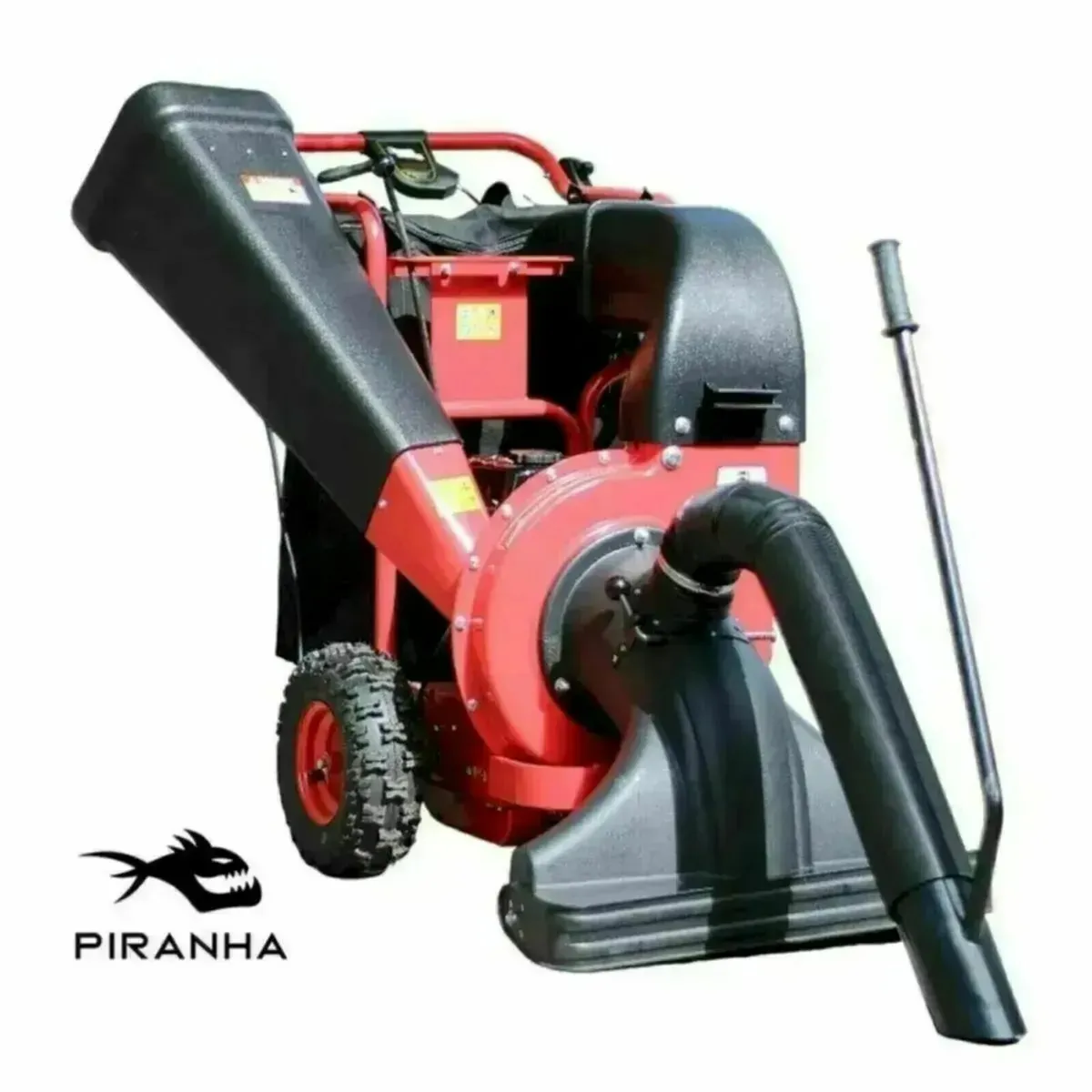 Piranha Deluxe Wheeled Leaf Vacuum Garden Shredder - Image 2