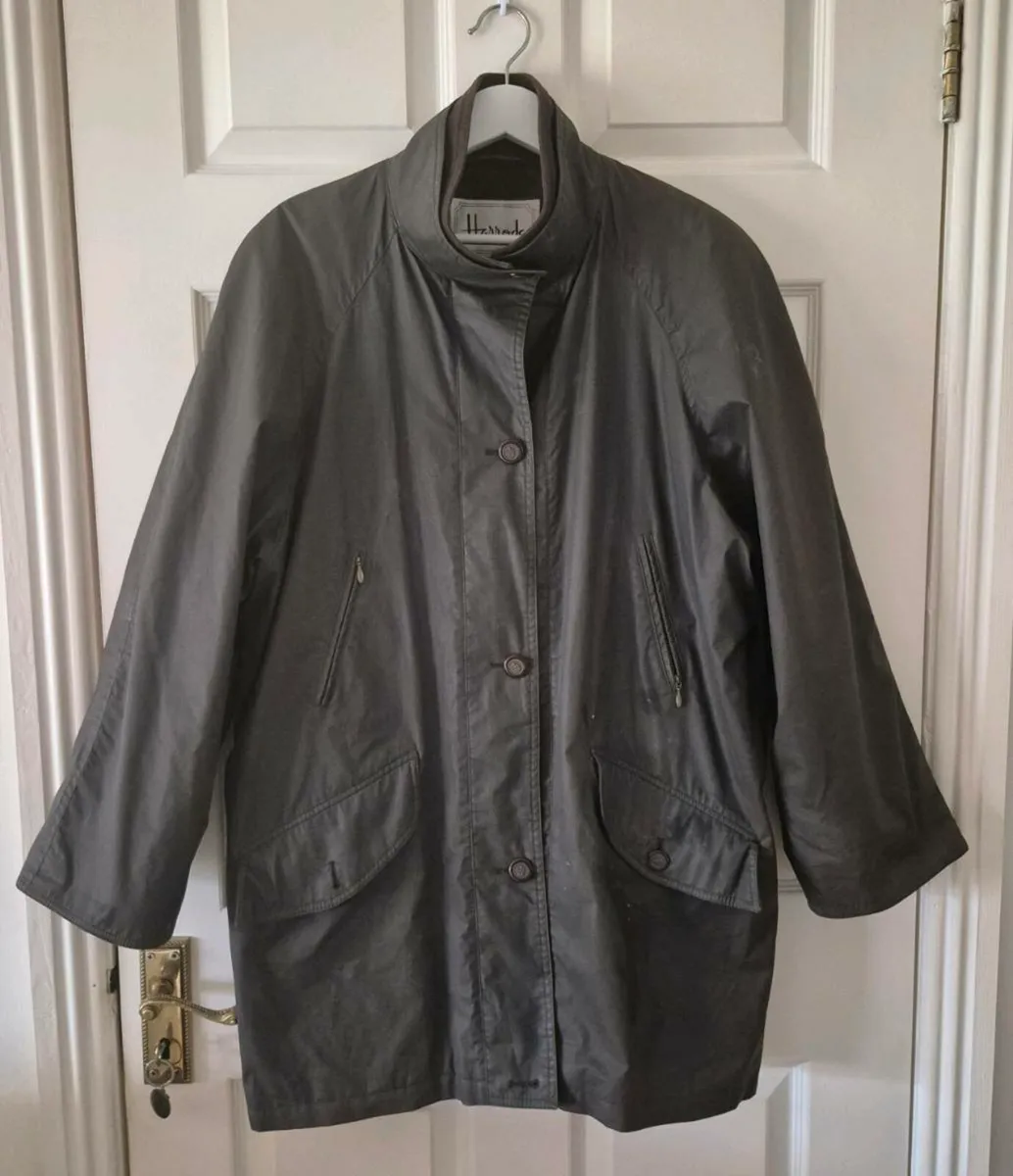 Wax Jacket Brown - "Harrods" (large) - Image 1