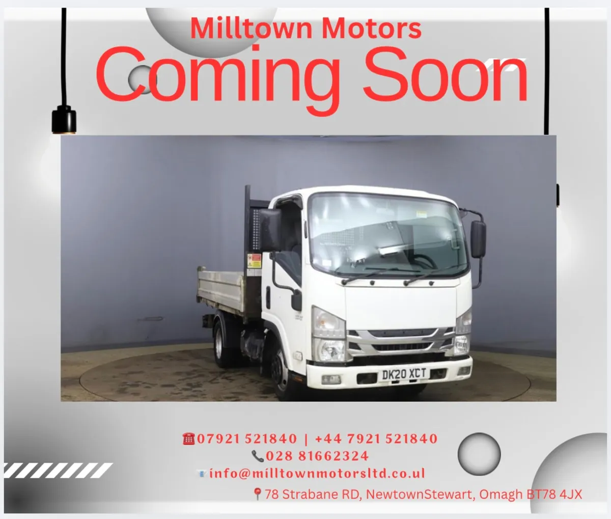 🛞Isuzu N-Series 2020 TWIN WHEEL TIPPER 3.5 TONNE