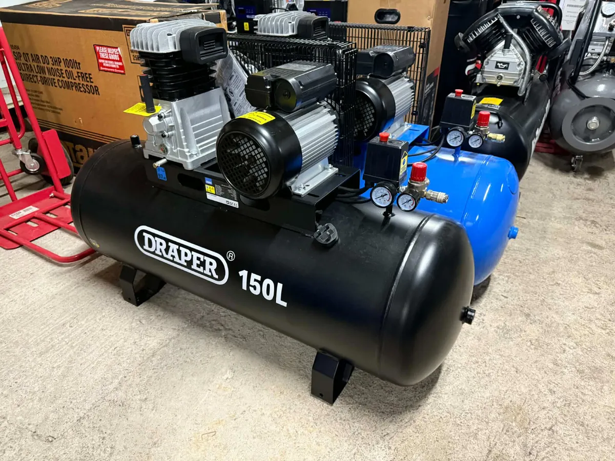 Draper 150l compressors - Image 1