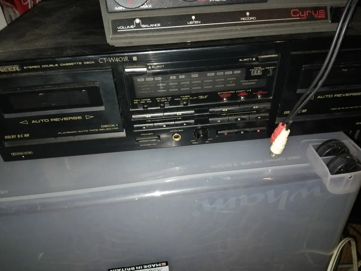 Vintage Hi-Fi Bundle – Cyrus Amp, Bose Speakers, P - Image 1