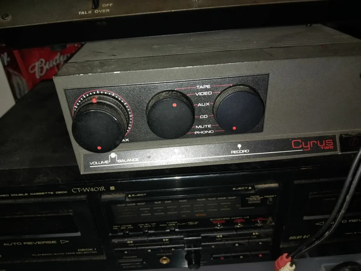 Vintage Hi-Fi Bundle – Cyrus Amp, Bose Speakers, P - Image 2