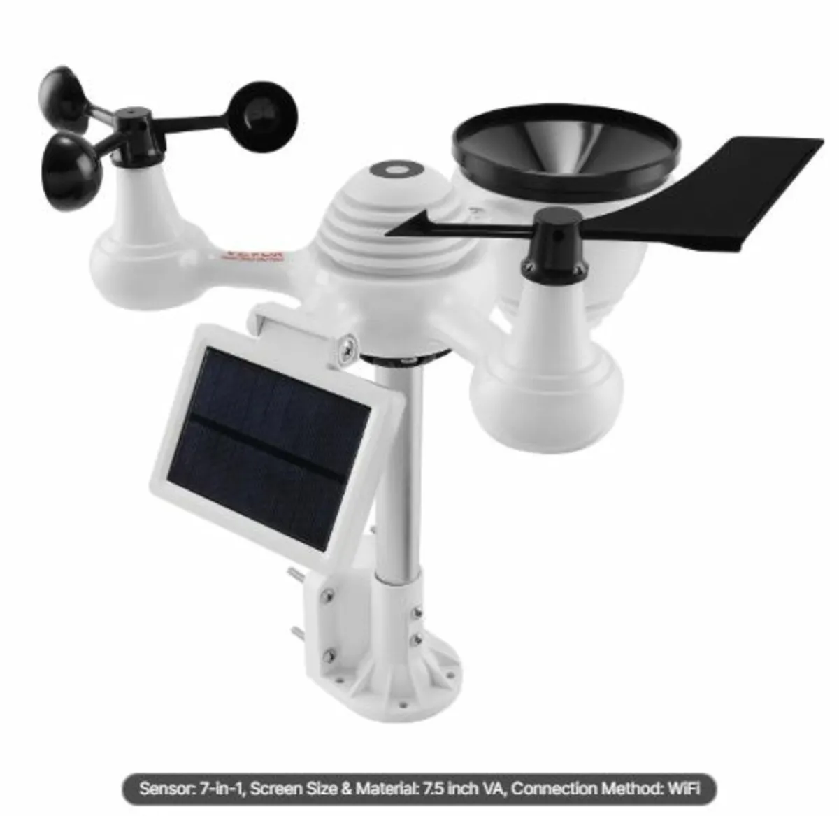 7-in-1 Wi-Fi Weather Station, 19.1 cm (7.5-inch) - Image 4