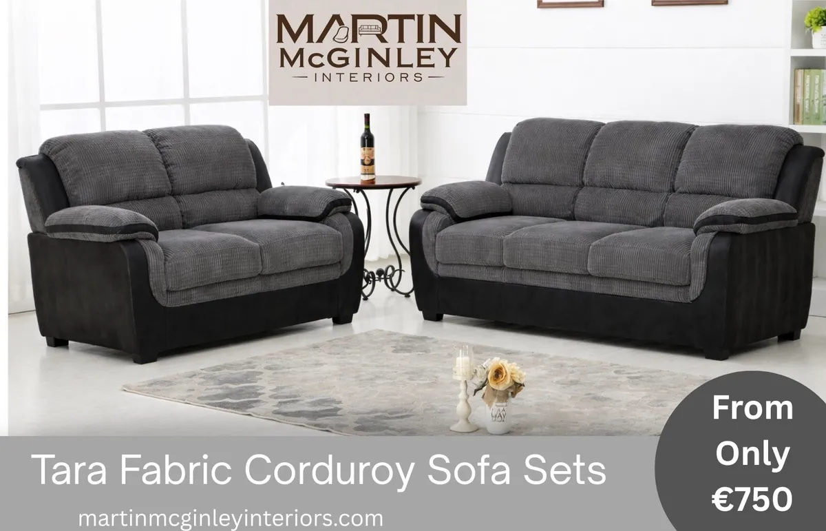 New Fabric corduroy Tara Sofa Sets - Image 3