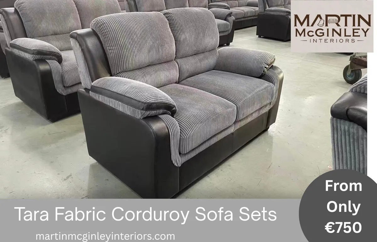New Tara Fabric Sofa Sets Free Delivery - Image 2