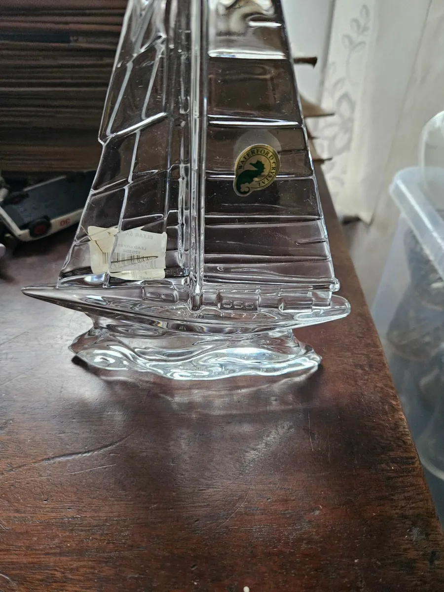 Waterford Crystal Sailboat Yacht - Image 2