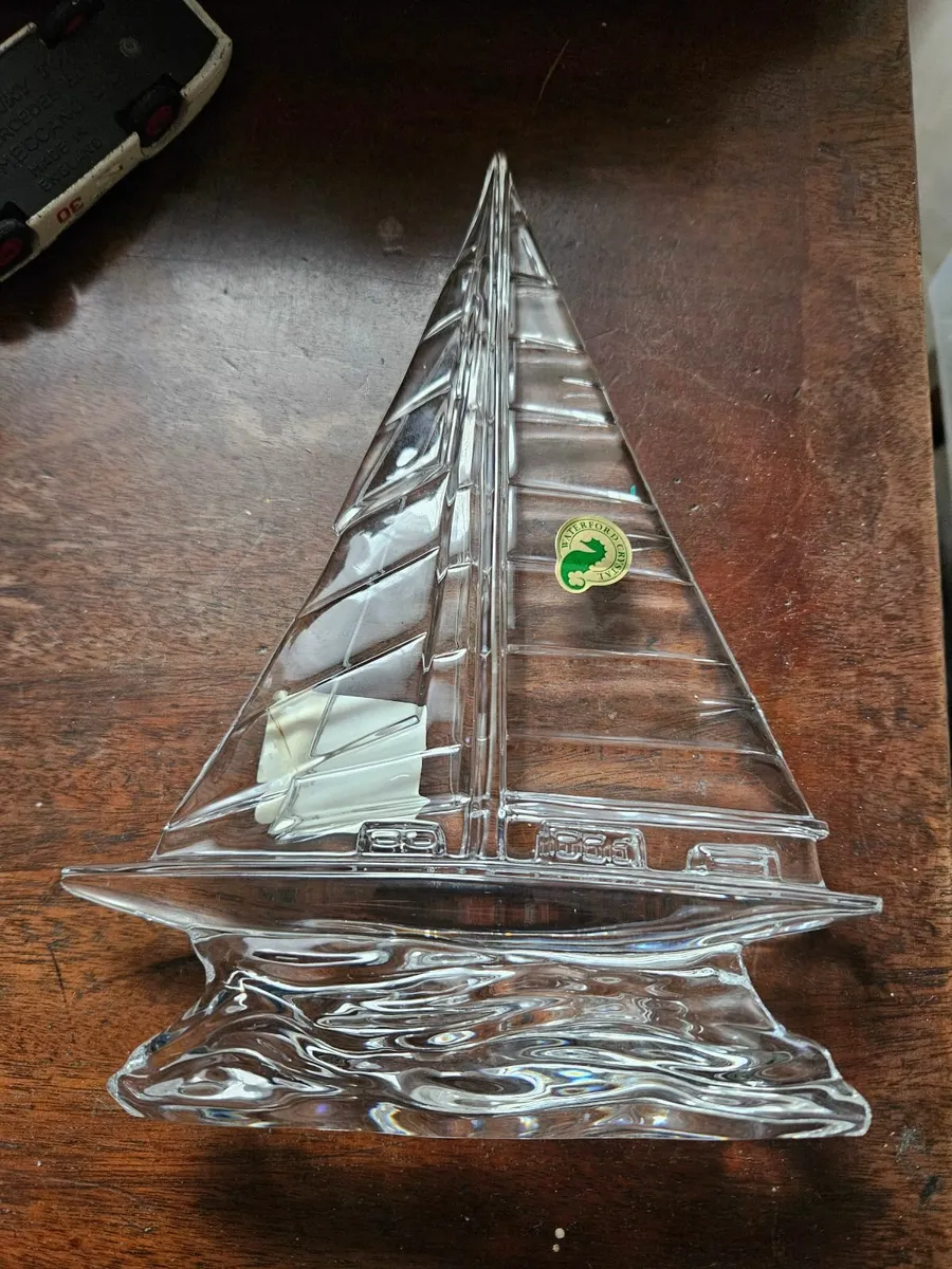 Waterford Crystal Sailboat Yacht - Image 3