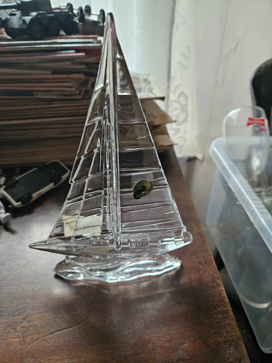 Waterford Crystal Sailboat Yacht - Image 1