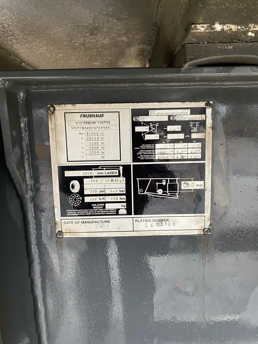 fruehauf 2015 bulk trailer - Image 4