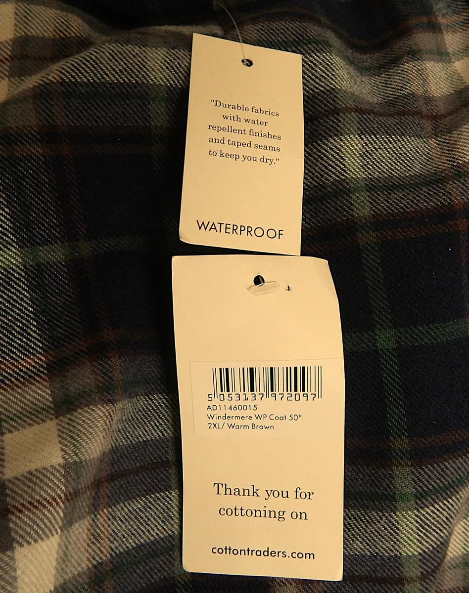 Gents Cotton Traders Windemere Waterproof Coat - Image 4