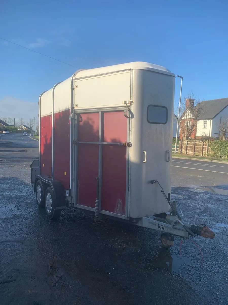 Ifor Williams 505 red horse box - Image 1