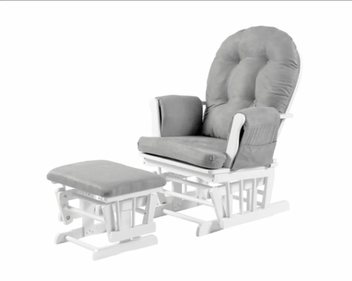 Babylo Brompton Rocking Chair and Footstool - Image 2