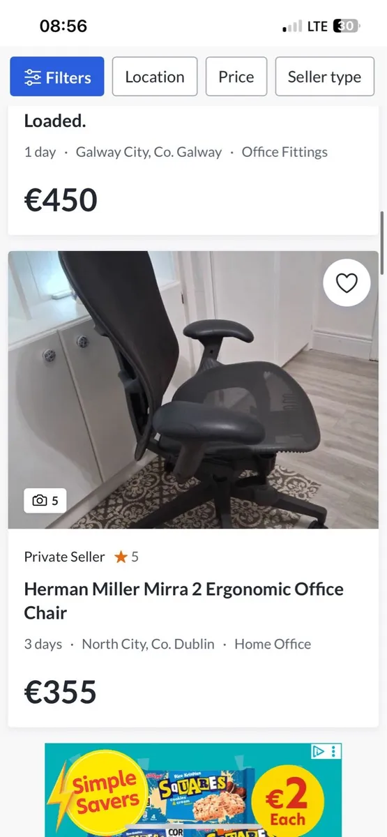 Herman Miller Mirra 2 Office chair - Image 4