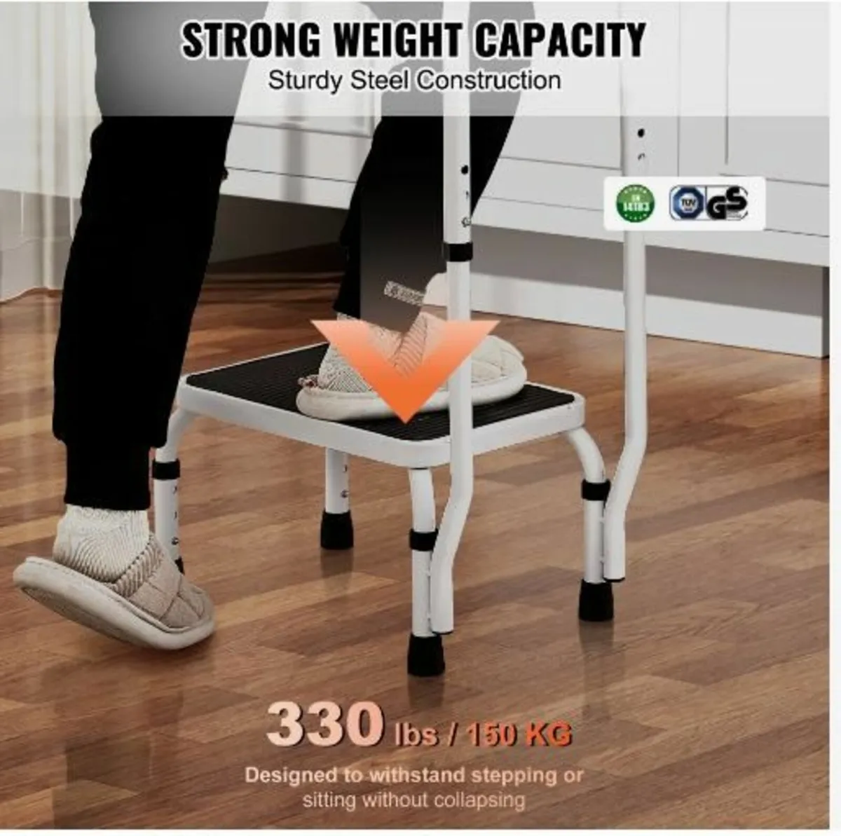 Step Stool 1-Step 150KG Capacity - Image 2