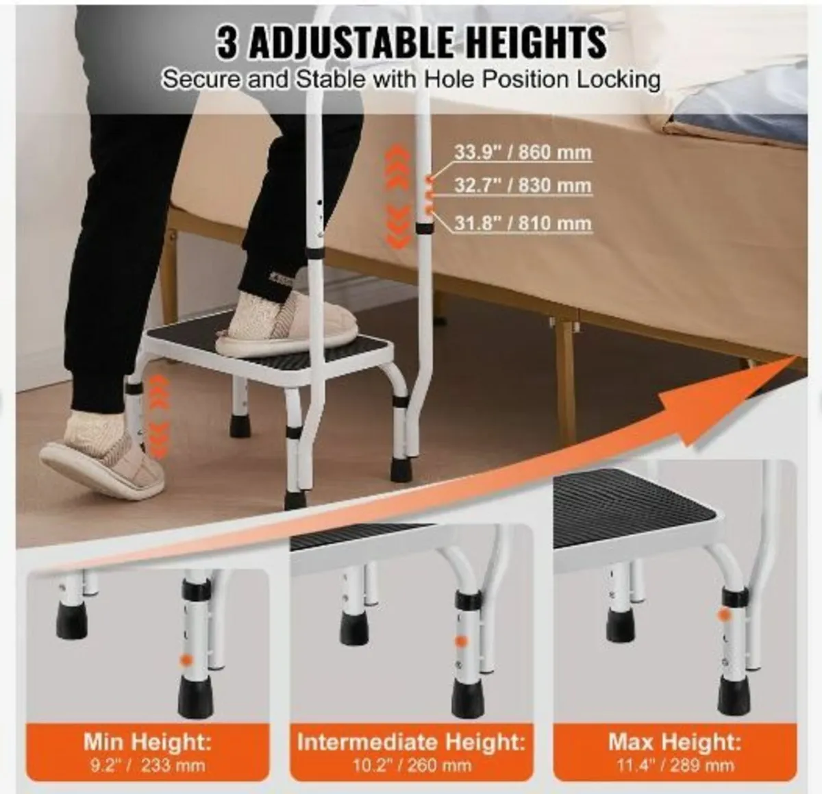 Step Stool 1-Step 150KG Capacity - Image 4