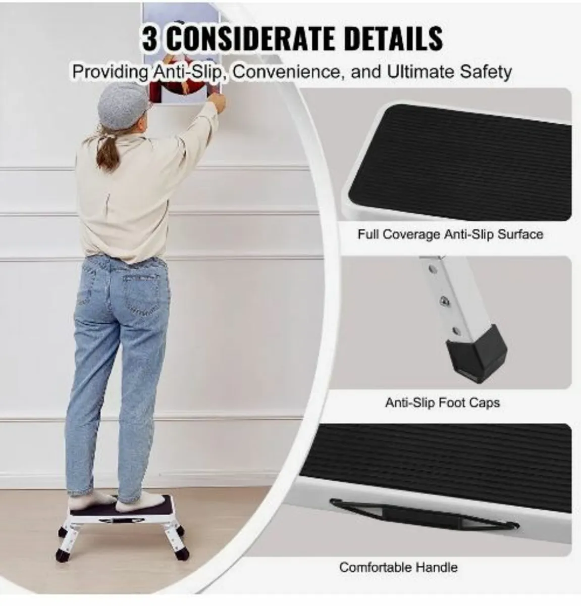 Step Stool 1-Step 150KG Capacity - Image 3