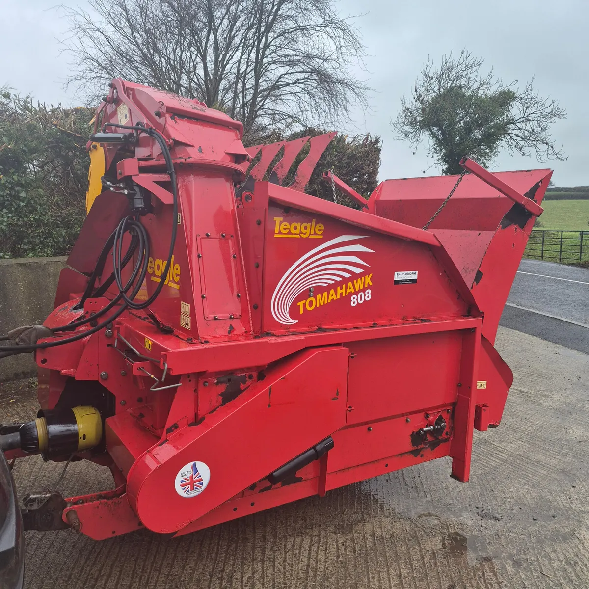 Teagle 808 Mounted straw chopper - Image 1