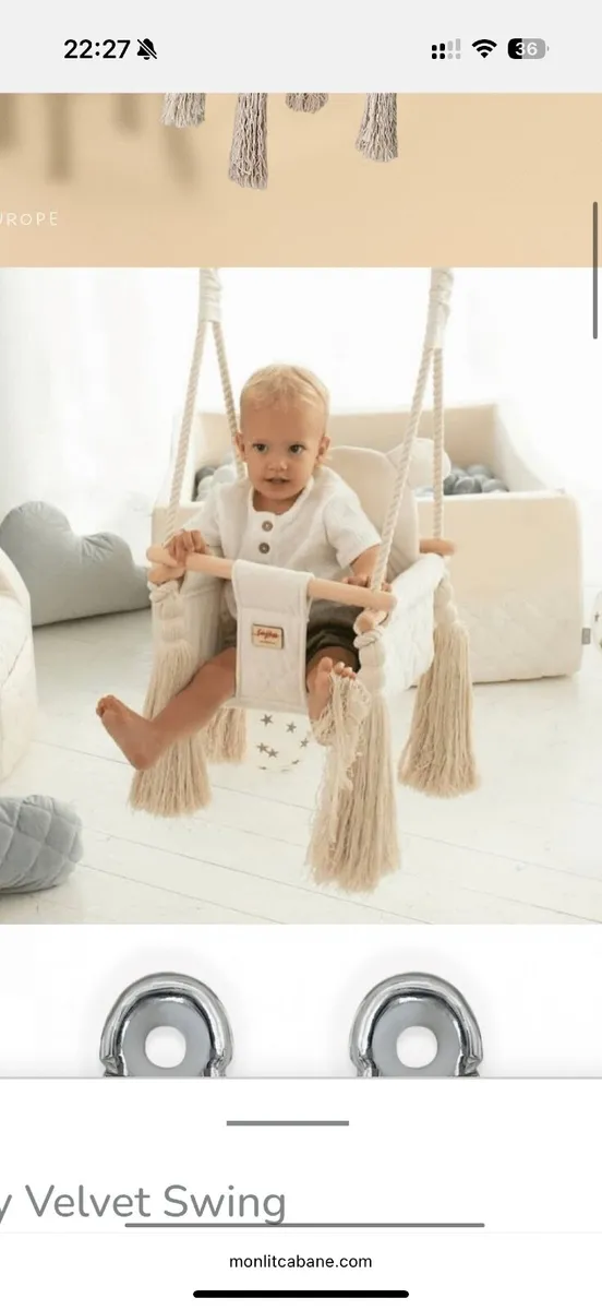 Indoor baby swing - Image 4