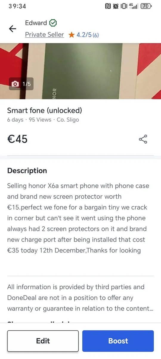 Honor X6a plus (unlocked) - Image 2