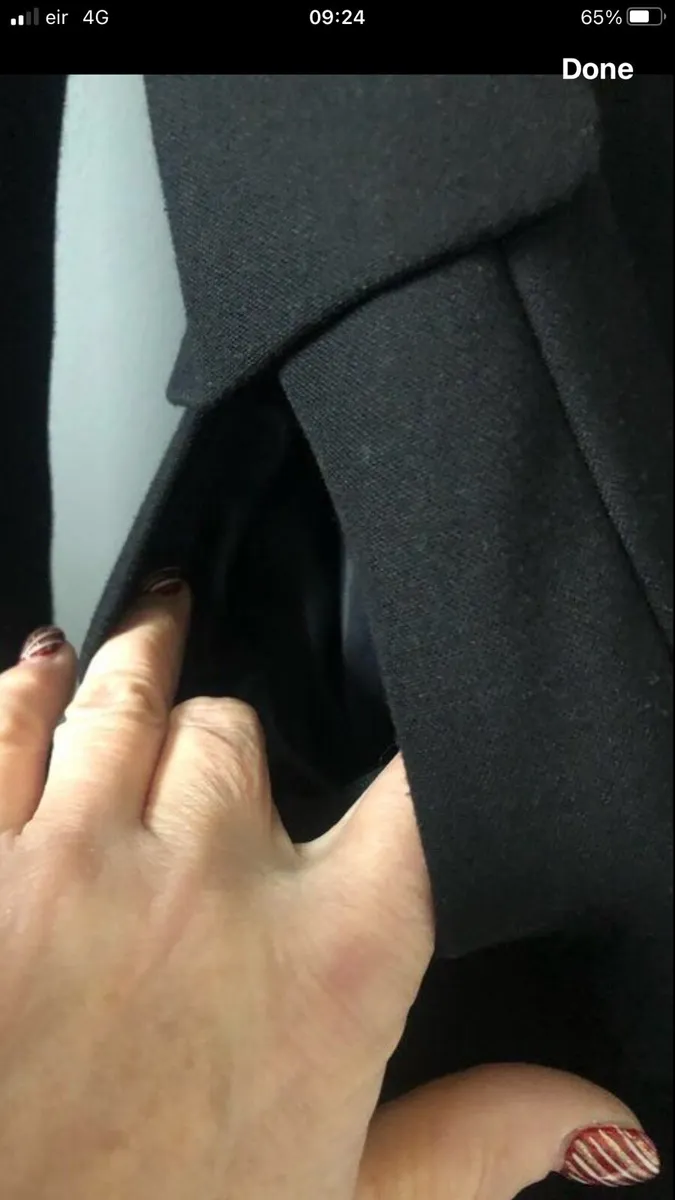 Ladies Zara coat star S €15 - Image 4