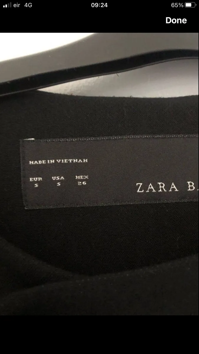 Ladies Zara coat star S €15 - Image 3