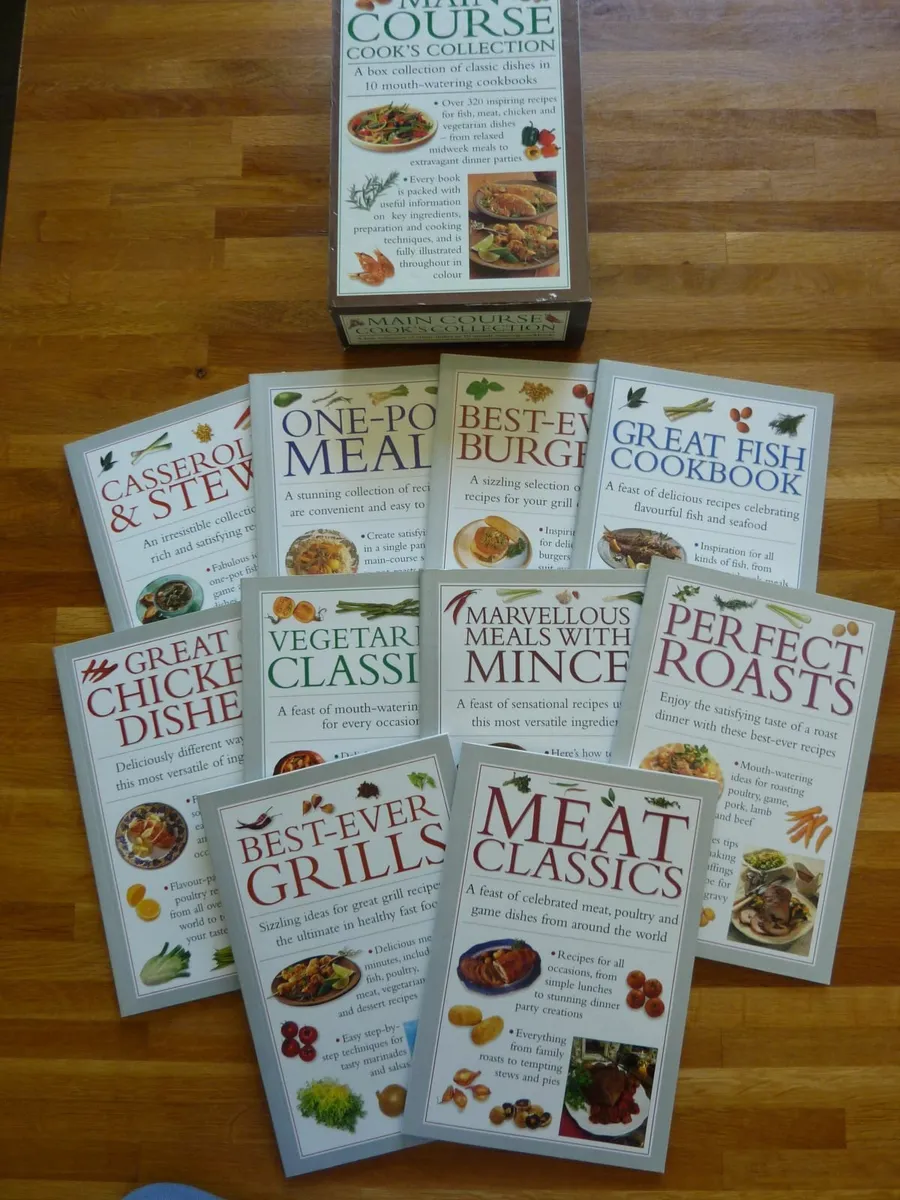 A variety of cook books