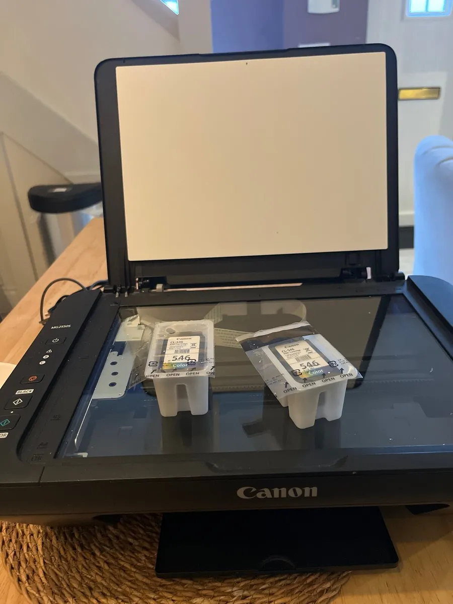 Printer Canon MG2550s + ink black and color - Image 1