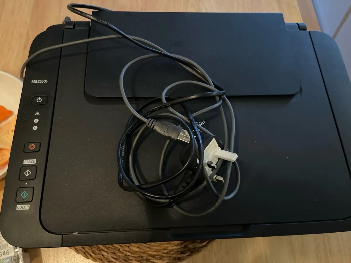 Printer Canon MG2550s + ink black and color - Image 3