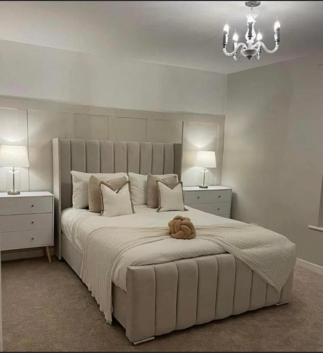 Double & King Size Bed Frame With Mattress - Image 2