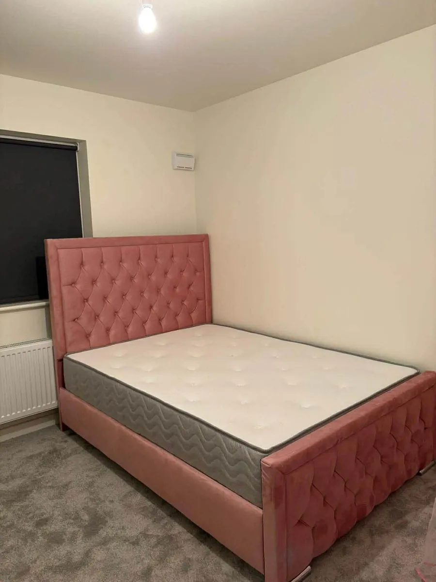 Double & King Size Bed Frame With Mattress - Image 3