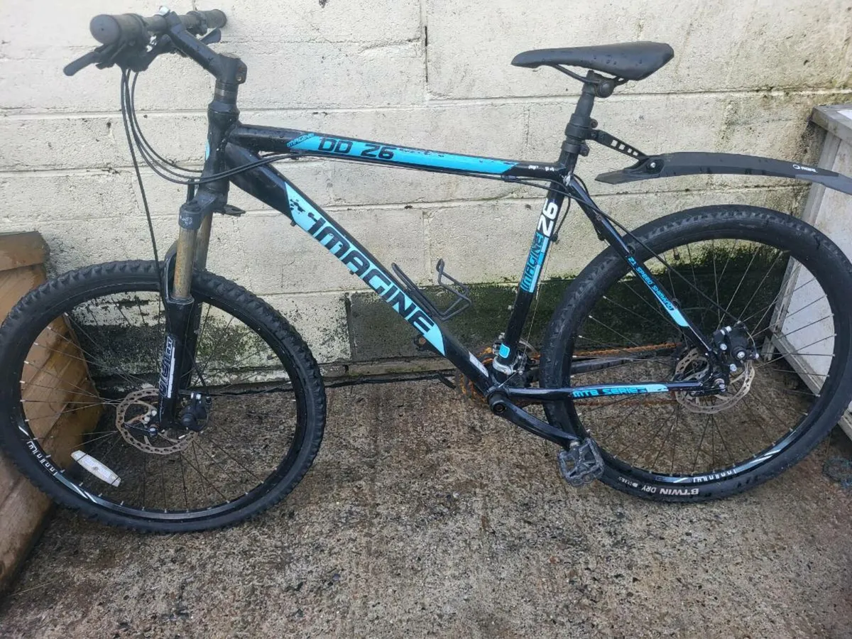 Double disc large frame mens bike - Image 1