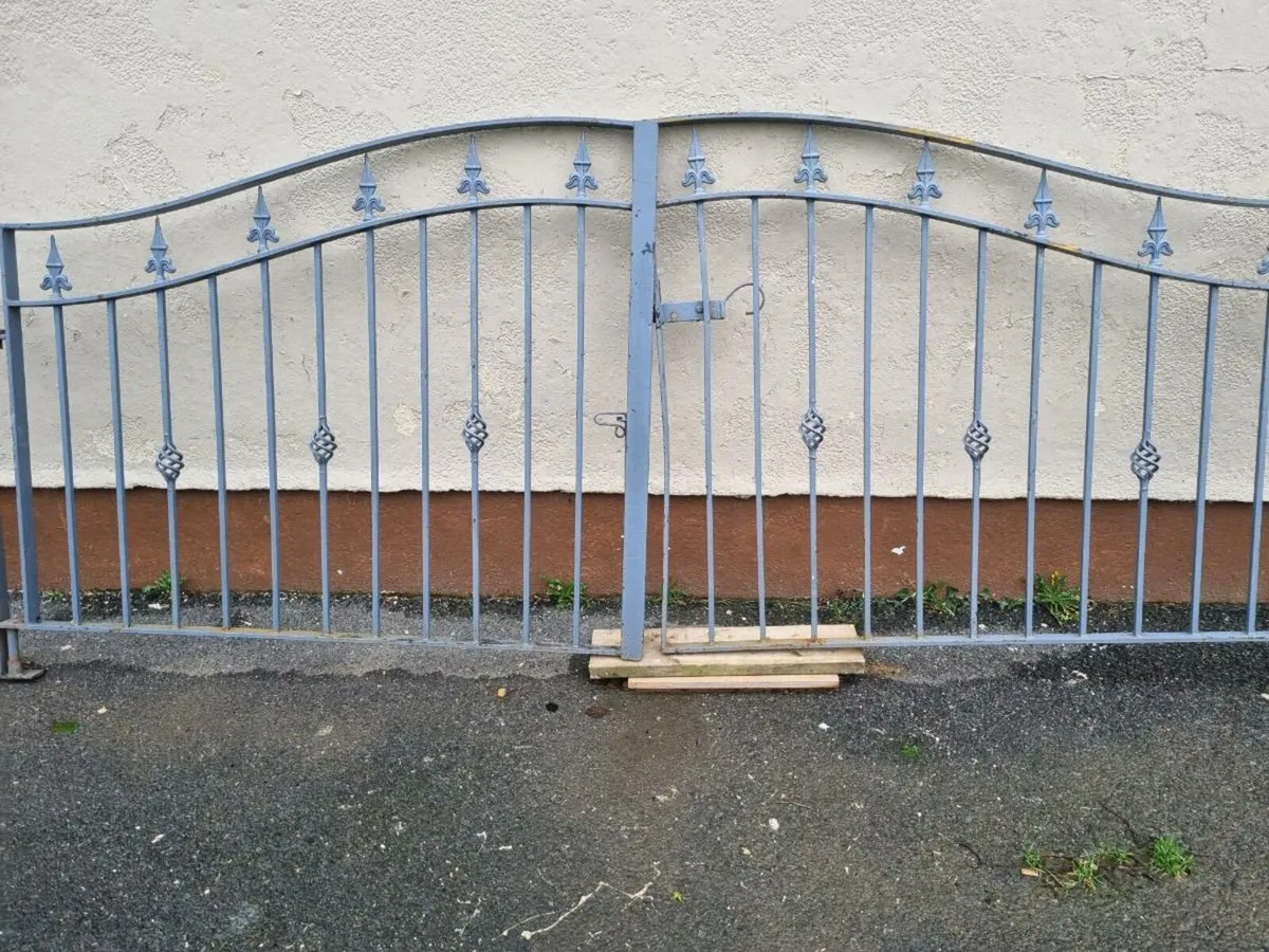 Solid iron gates - Image 1