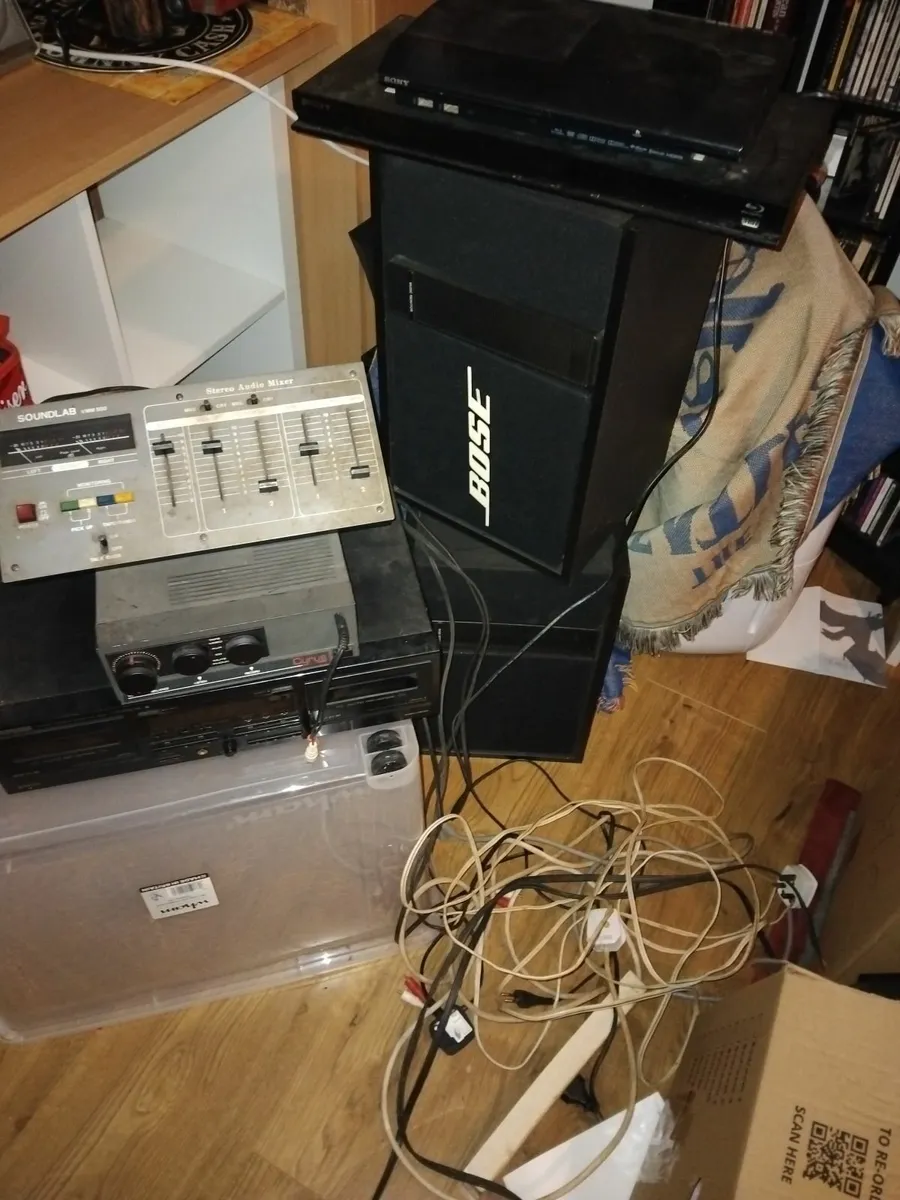 Vintage Hi-Fi Bundle – Cyrus Amp, Bose Speakers, P - Image 4