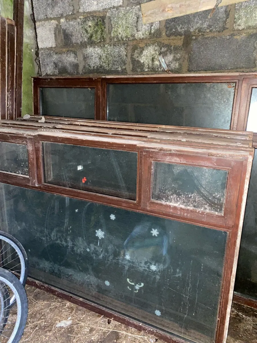 Teak windows double glazed