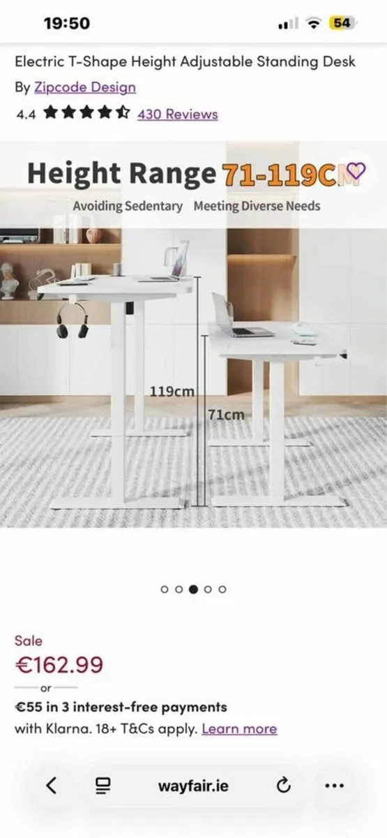 Brand New Electric Height Adjustable Standing Desk - Image 4