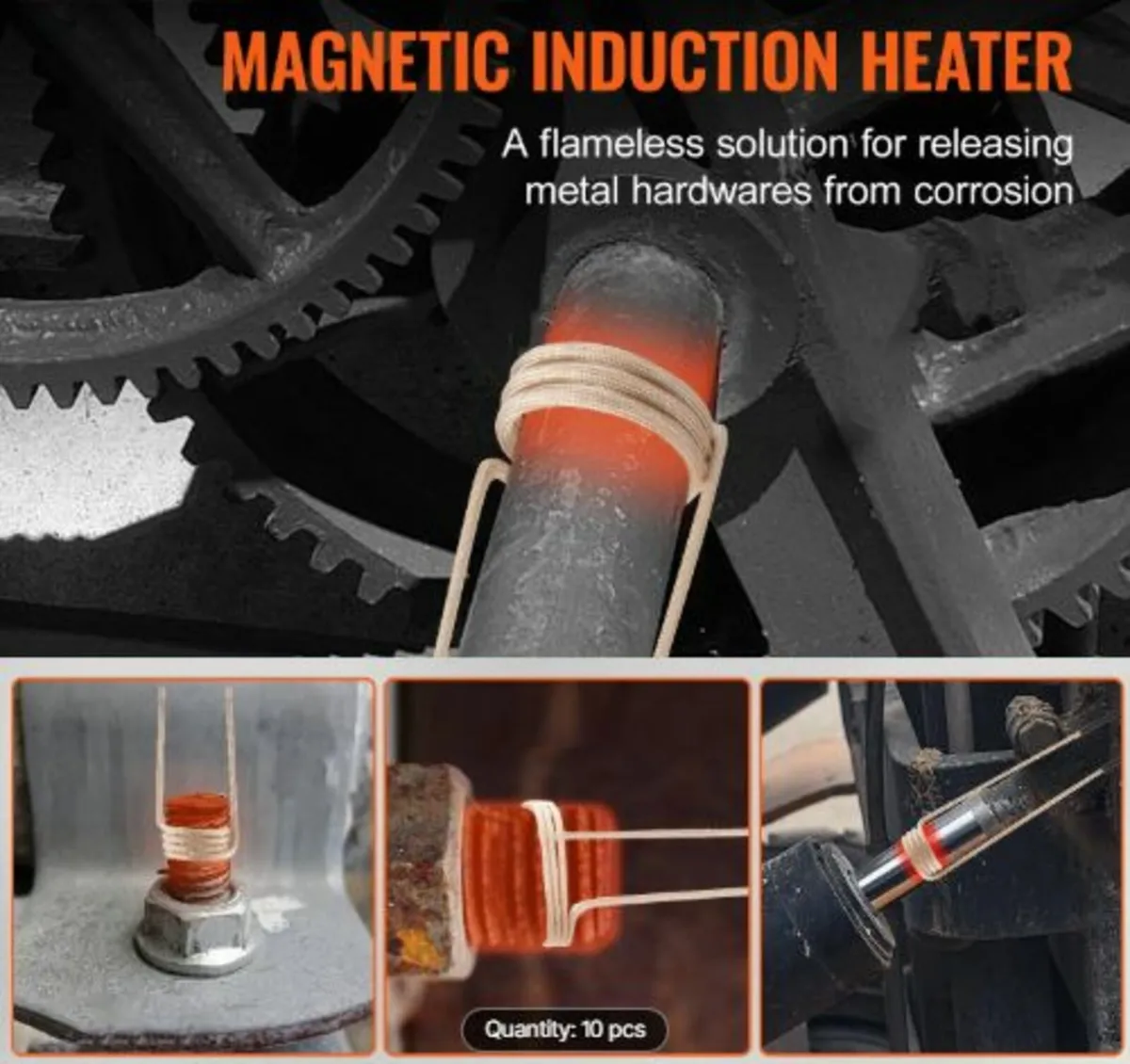 Magnetic Induction Heater Kit, 1000w 220V Portable - Image 2