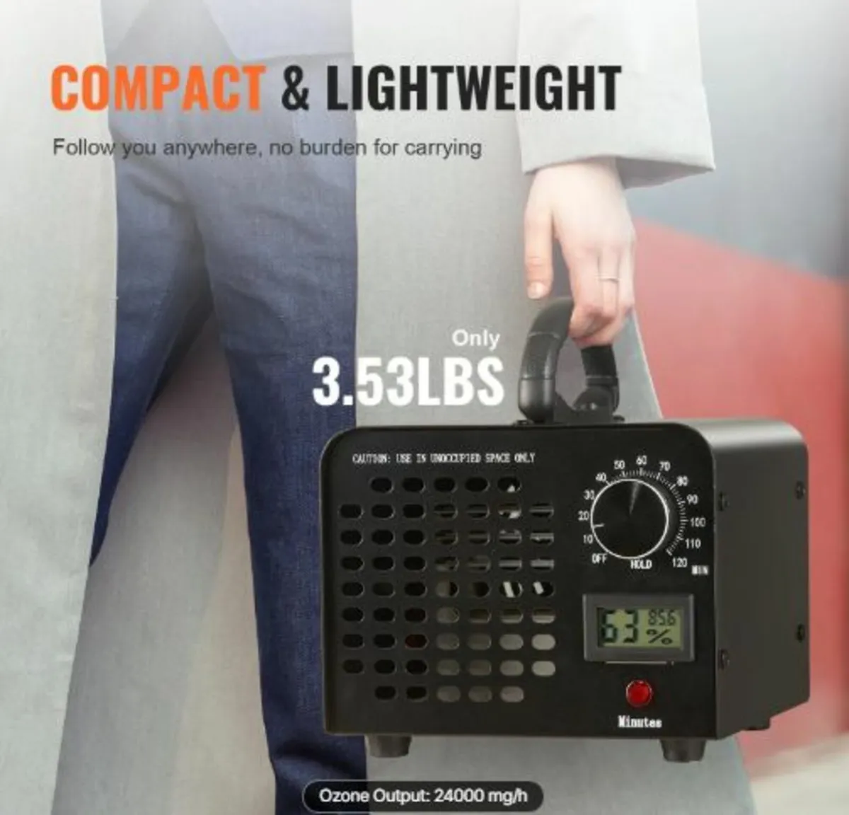 Ozone Generator 24000mg/h Ozone Machine Odor - Image 3