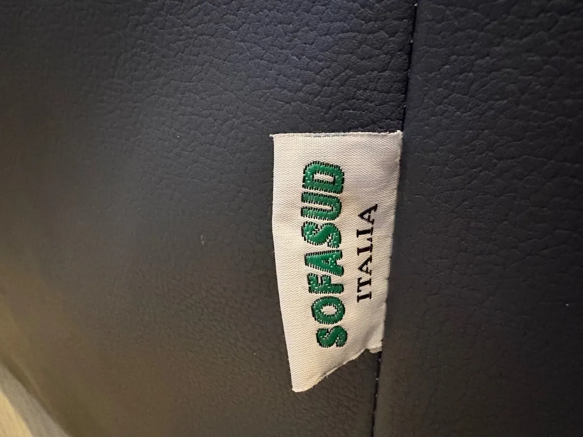 3 piece leather suite - Image 4