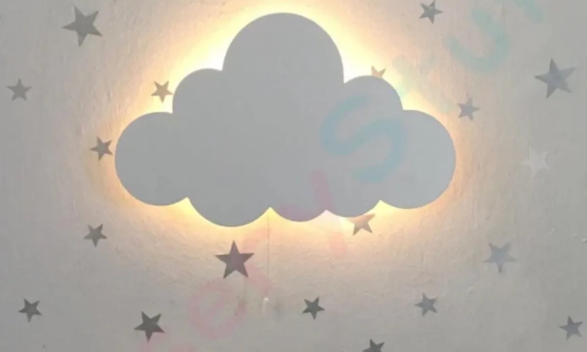 New Nursery Cloud Wall Lights (x2)